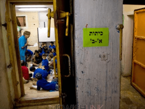 Israeli children spend summer camp in bomb shelters. Credit: IDF Blog 