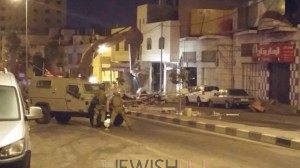 IDF forces operating in Hebron to apprehend the murderers of the three Israeli teens.Photo Credit: IDF