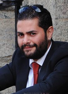 Mostafa Geha, the Lebanese writer and activist, who stands with Israel.