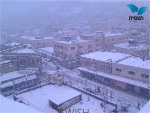Photo credit: Elad Galprin- snow over Hebron.
