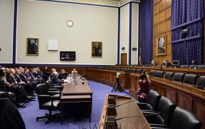 Photo 1: The House subcommittee hearing room.