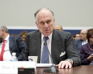 Photo #3: WJC President Ronald S. Lauder testifying to the House subcommittee on rising anti-Semitism in Europe.