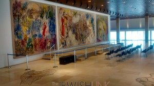 The following article from Tazpit News Agency is available for publication. Photos Credit: Anav Silverman, Tazpit News Agency : The Chagall Hall of the Knesset with new energy-efficient lighting.  