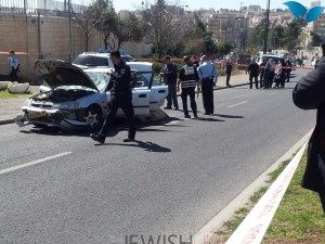 .Description: scene of terror Friday morning March 6, in Jerusalem Credit: David Diamant