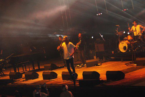 / Matisyahu performing in Jerusalem on Saturday night, October 10