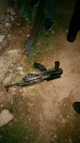 AK-47 The AK-47 rife found by Shin Bet during the arrest of Shadi Ahmed Matu - Courtesy of the Israeli Security Agency (Shin Bet) communications office 15.11.15