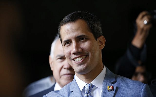 Venezuelan challenger Guaido says he’s working to renew ties with Israel